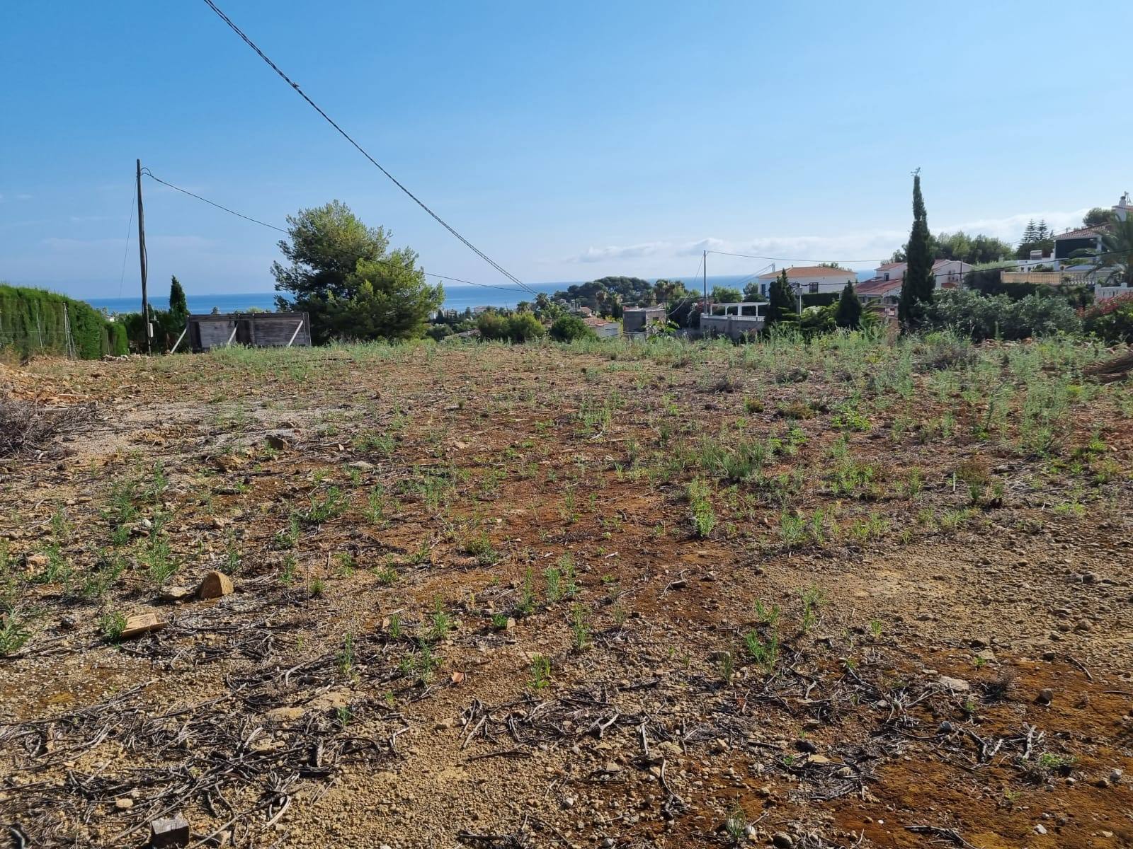 Grundstücke zum Verkauf in Dénia mit Meerblick in der Gegend von Las Troyas.