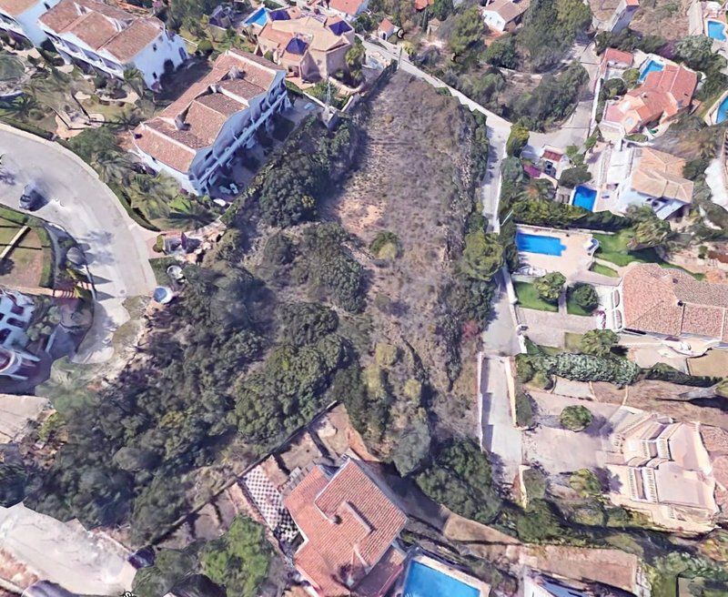 Plots for sale in Dénia with sea view in Las Troyas area.